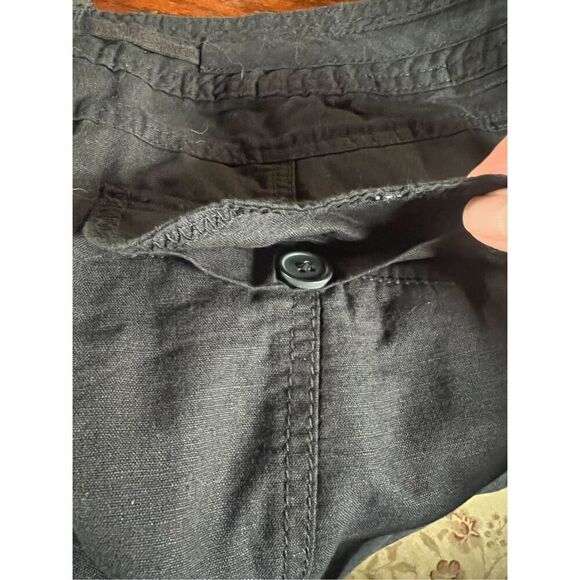 ST. John’s Bay Black Linen/Cotton Capris Sz 14W NWT - Picture 9 of 9